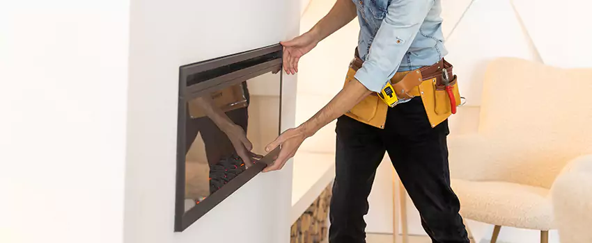 Metal Fireplace Installation in Placentia, California