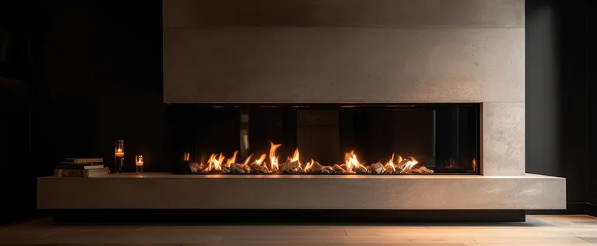 Gas Fireplace Ember Bed Design Services in Placentia, California