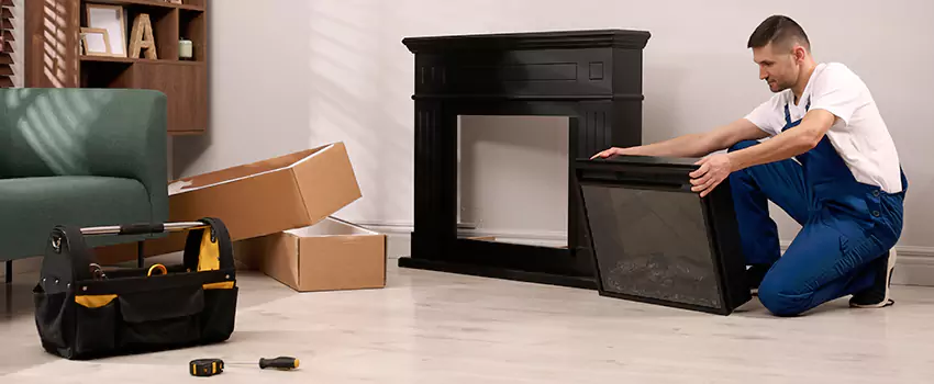Old Rusted Metal Fireplace Repair And Replacement in Placentia, CA